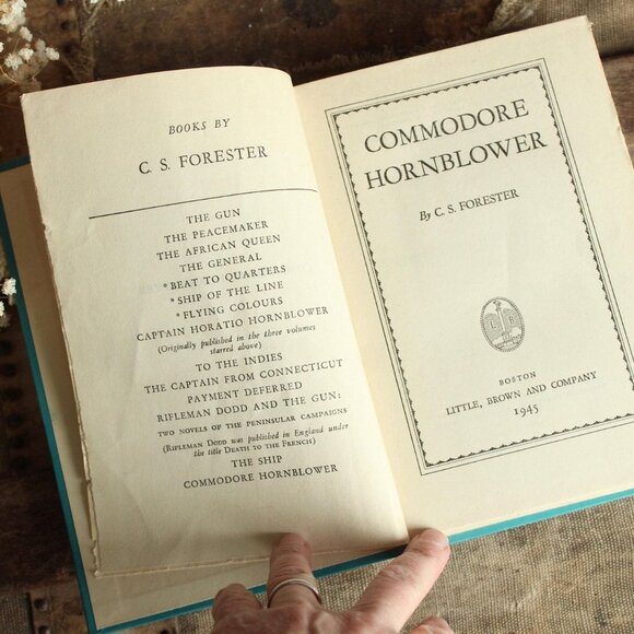 Vintage 1940s Book, "Commodore Hornblower", C.S. Forester, First Edition - Picture 7 of 10